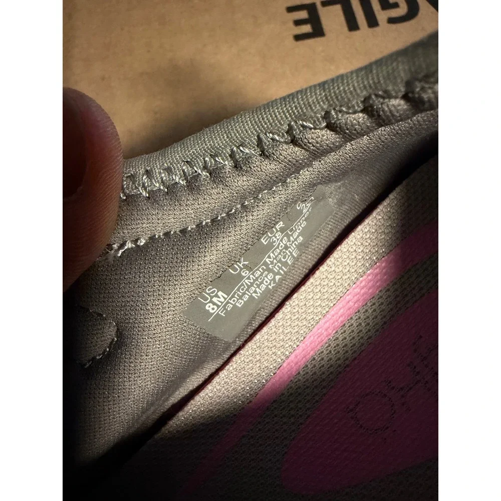 Ryka Kailee Womens Grey Pink Mary Jane Walking Shoes Athletic Sneakers 8M
